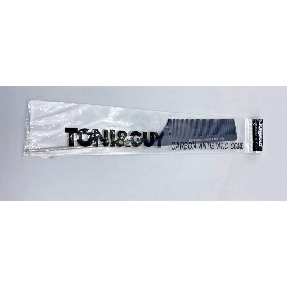 Toni & Guy Carbon Antistatic Barber & Stylist Professional Comb New NIP